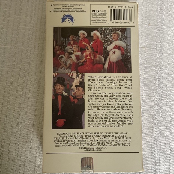 3 VTG Classic VHS Tapes - The Sound of Music, My Fair Lady, & White Christmas - Picture 10 of 10